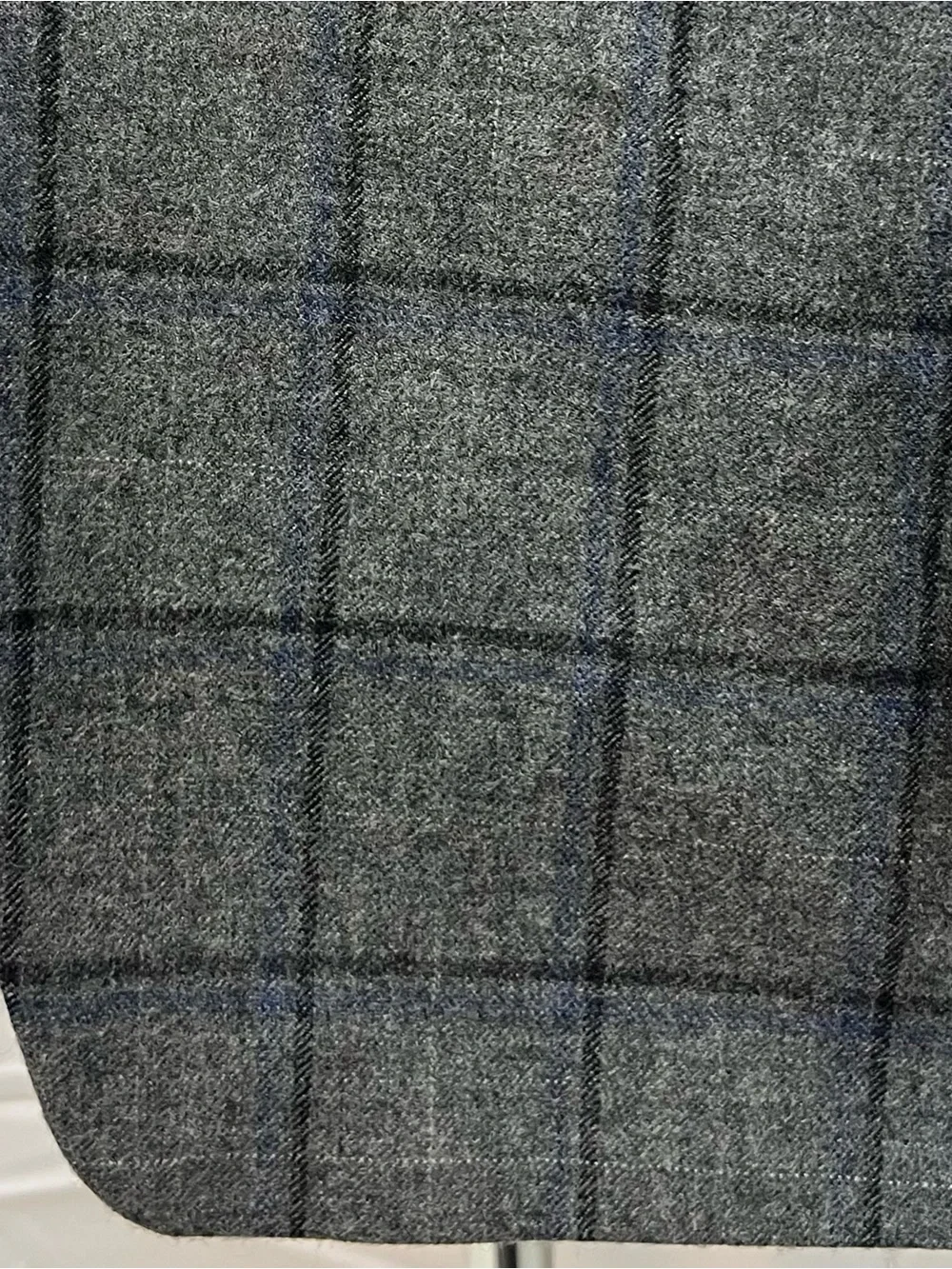 Ralph Lauren Men's 38R Gray Plaid Brown Elbow Patches Wool Blazer Jacket Coat